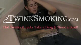 Smokin and strokin in the bath tub by Beautiful Shane Allen