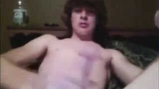 Amateur Twink Masturbating on Webcam