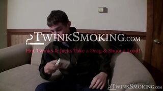 Chainsmoking and rod jacking by sexy Ty Frost