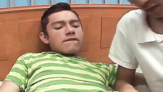 Latin twinks with big fat dicks enjoying a good sex session