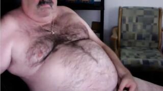 Grandpa Cums: Amateur Daddy Masturbates on Cam7777