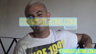 Bisexual blonde Juan Cruz offered money to make my throbbing cock wet