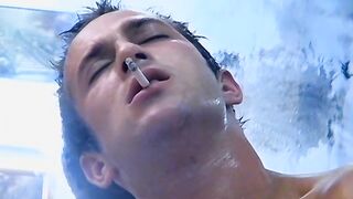 Horny twinks Jeremiah Johnson and Cody had a wet jerking and smoking action