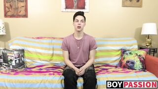 Dick jerking and ass ramming session for an adorable twink