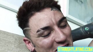 Nasty dudes Axel and Rodrigo strip their clothes to fuck each other for cash