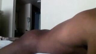 Black Gay Man's Intense Solo Pleasure to 5 Orgasms!