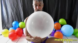 It's time for a special balloon party with horny and hung daddy Richard Lennox