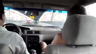 sucking a cock in taxi21