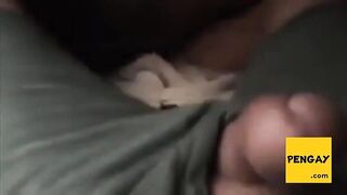 Helping hand in bus and big cock