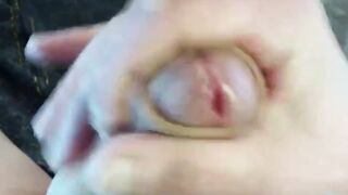 Amateur Big Cock Handjob Masturbation Closeup Cumshot