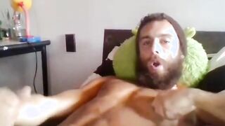 Moaning Masturbating Man