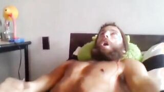 Moaning Masturbating Man