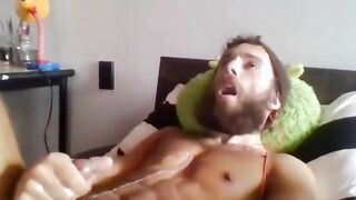 Moaning Masturbating Man