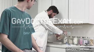 Gorgeous Dakota Lovell gets his ass an personal injection from horny doctor Chris Dam