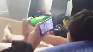 Asian Twink Cums While Watching Porn5555