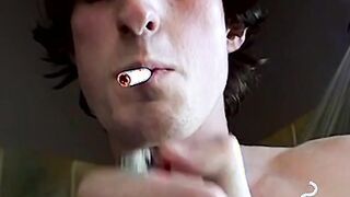 Chainsmoking hunks indulge their deepest desires in gay sex