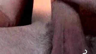 Milking my cock as I become  while smoking