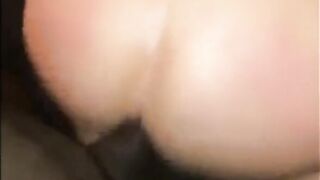 Black Cock Breeds Willing Bareback Slut