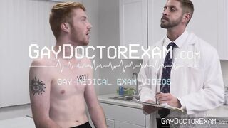 Johnny Ford administers hard bang redhead patient Sebastian Hunt for libido boosting