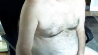 handsome hairy dad jerking off78