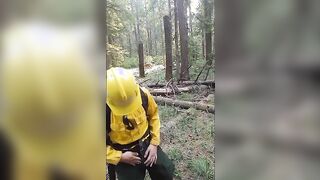 real wildfire worker