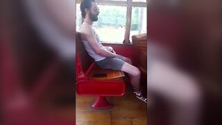 Str8 guy stroke in bus