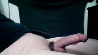 hands free cock ring throbbing with cum