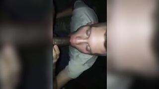 White Guy Gets A Facial