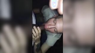 White Guy Gets A Facial