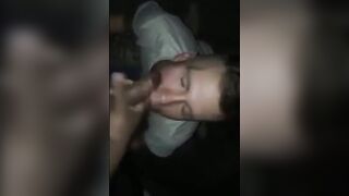 White Guy Gets A Facial