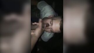 White Guy Gets A Facial