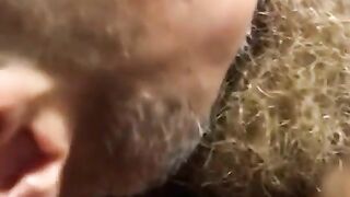 Hairy bears passionate kissing32