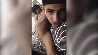 Hot twink rimmed while filming himself