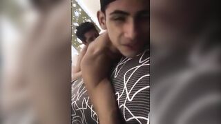 Hot twink rimmed while filming himself