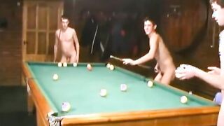 Russian Soldiers Play Pool in Nude234