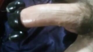 Uncut cock cums with trinity vibes cock head vibrator56