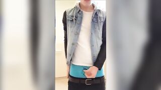 Sagging jacking and cumming at college123