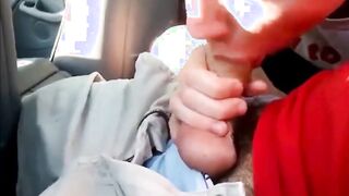 young twink sucks dick in car and swallows25