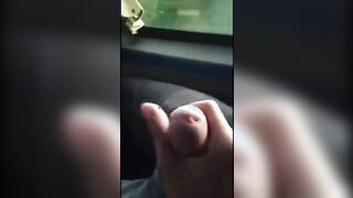 playing with big dick in bus12