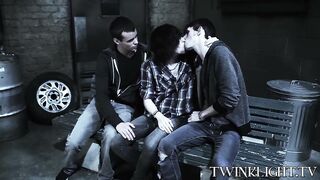 TWINKLIGHT - Naughty twinks Tyler Bolt and Alex Todd anal fuck in 3some