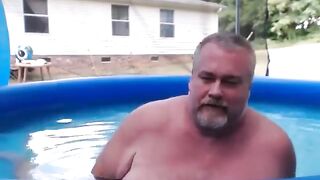 Naked Pool Dad