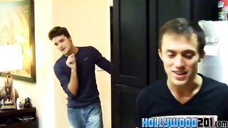 HOLLYWOOD 201 - BTS video with gay youngsters Kain Lanning and Jonathan Cole