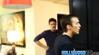 HOLLYWOOD 201 - BTS video with gay youngsters Kain Lanning and Jonathan Cole