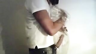 Fucking a transparent love doll