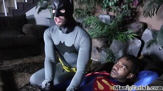 MANLY FETISH - Gay IR cosplay bottom couple enjoys anal sex on the couch