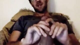 Sexy French Str8 Guy Shoots All Over Himself 214