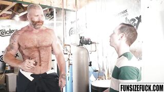 Danny Wilcoxx small hole got fucked by huge guy Cain Marko