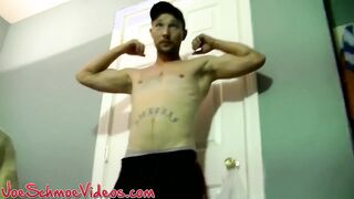 JOE SCHMOE VIDEOS - Handsome American amateur Billy Bob masturbates and jizzes