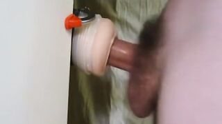 Fleshlight fuck with twitching orgasm