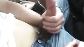 Cum in car